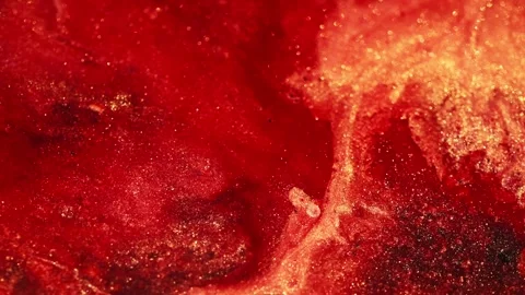 Colorful liquid paint abstract background. Stock Footage 283959692