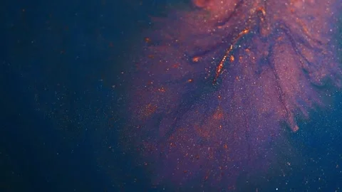 Colorful liquid paint abstract background. Stock Footage 283959792