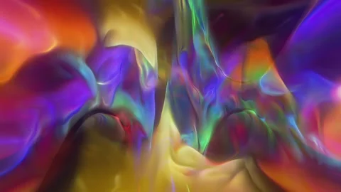 Colorful Liquid Plasma Flow Psychedelic Abstract VJ Loop Stock-Footage 333301023