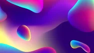 Colorful Liquid Shape Abstract Background. Stock Footage