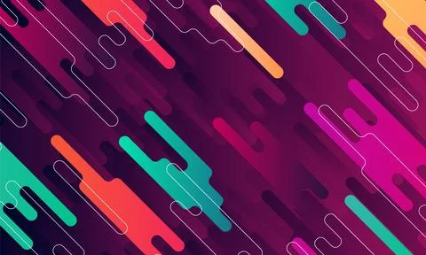 Colorful liquid shape background. Stock Illustration