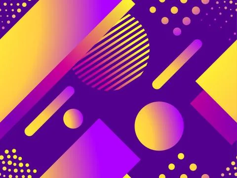 Colorful liquid shape seamless pattern. Fluid concept design. Abstract geomet Illustrazione stock