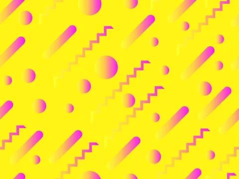 Colorful liquid shape seamless pattern. Fluid concept design. Abstract geomet イラスト素材