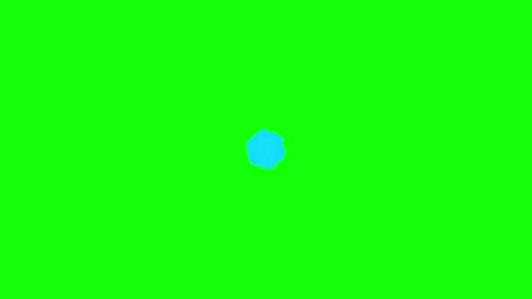 Colorful liquid transition effects with expanding blue and pink blobs on green Stock Footage 339222987