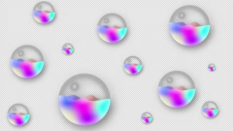 Colorful Liquidy Sphere Video stock 194506441