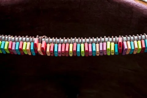 Colorful of lock. Foto stock