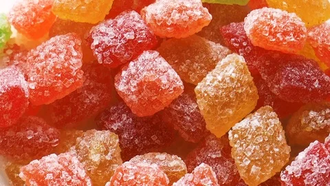 Colorful lollipops closeup Stock Footage 80720515