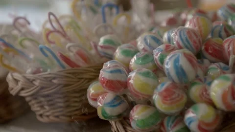 Colorful lollipops Stock Footage 171554994