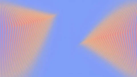 Colorful loop animation of moving stripes on a blue background. 3d rendering 4K Stock Footage 261501227