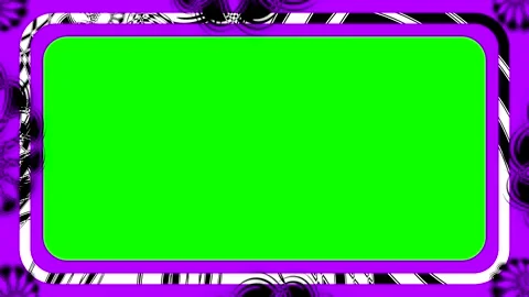 Colorful loop animation with patterns and a green background for creative p.. Stock Footage 333611636