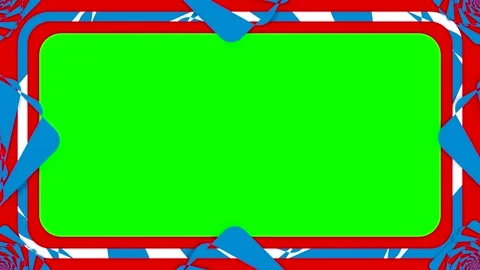 Colorful loop animation with shapes moving in a repeating pattern on a brig.. Stock Footage 333611631