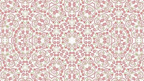 Colorful looping kaleidoscope sequence. Abstract motion graphics background Stock Footage 110408994