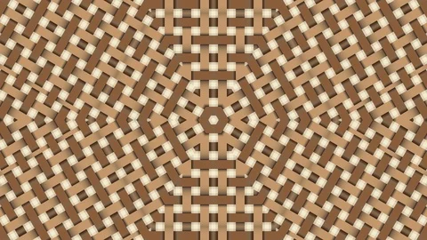 Colorful looping kaleidoscope sequence. Abstract motion graphics background Stock Footage 110410898