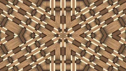 Colorful looping kaleidoscope sequence. Abstract motion graphics background Stock Footage 110411166