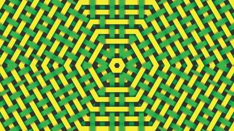 Colorful looping kaleidoscope sequence. Abstract motion graphics background Stock Footage 110412017