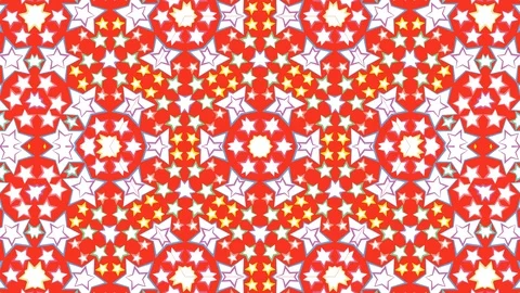 Colorful looping kaleidoscope sequence. Abstract motion graphics background Stock Footage 110413598