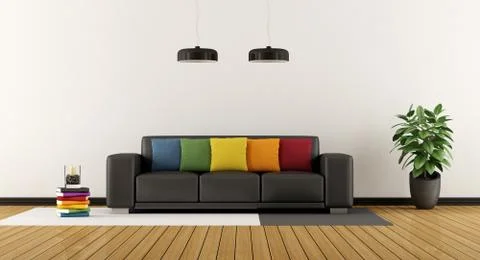 Colorful lounge Stock Illustration