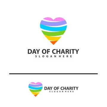 Colorful love logo vector template. Creative Love logo design concepts. Per.. 库存插图