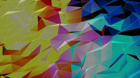 Colorful low poly abstract background Stock-Footage 89515278