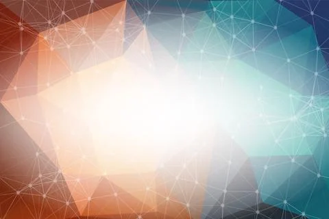Colorful low poly background. Polygonal design pattern. Bright mosaic modern  Stock Illustration