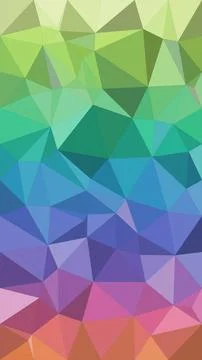 A colorful low-poly gradient background with faceted geometric triangles in.. 스톡 일러스트