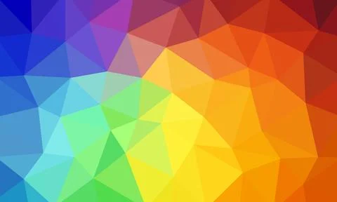 Colorful low poly triangular polygonal style geometrical mosaic background イラスト素材