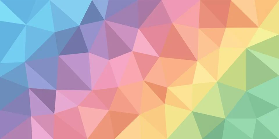 Colorful Low Poly Vector Background Illustrazione stock