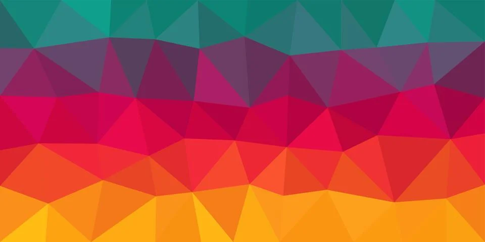 Colorful Low Poly Vector Background Иллюстрация