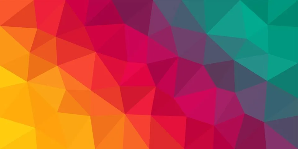 Colorful Low Poly Vector Background Иллюстрация