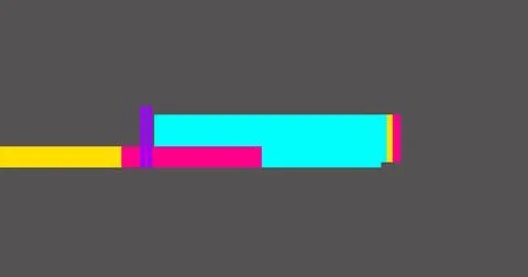 Colorful Lower Third abstract illustration in high resolution. Moving left .. Stock Illustration