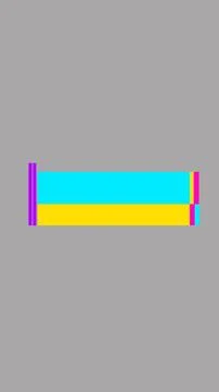 Colorful Lower Third abstract illustration in vertical high resolution. Mov.. Stock Illustration