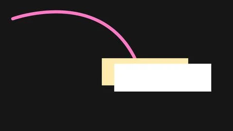 Colorful lower third template design headline title animation. Smooth High-.. 库存插图