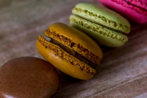Colorful Macaron Stock Photos