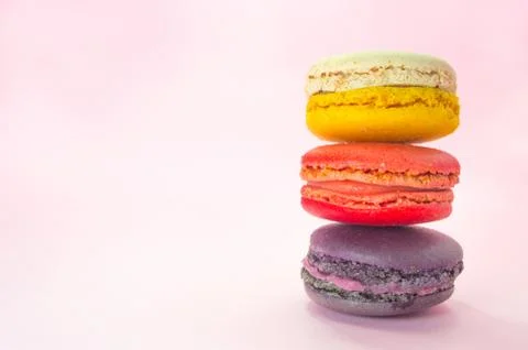 Colorful macaron Stock Photos
