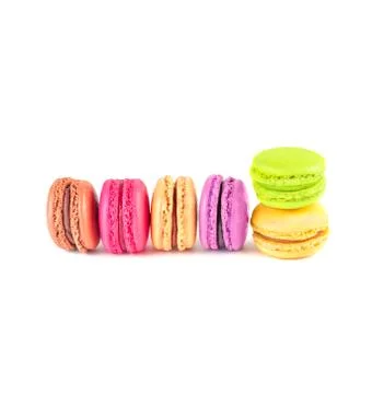 Colorful macarons Stock Photos