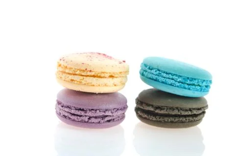 Colorful  macaroon 스톡 사진