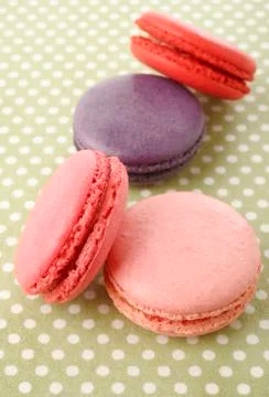 Colorful macaroon Stock Photos