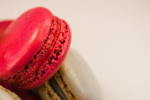Colorful macaroons background Stock-Fotos