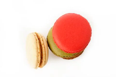 Colorful macaroons Stock Photos
