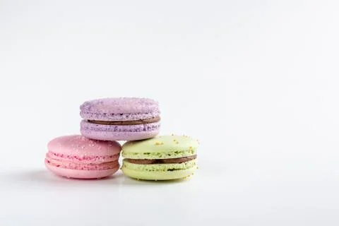 Colorful macaroons 스톡 사진