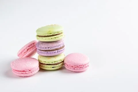 Colorful macaroons 스톡 사진