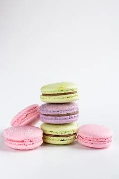 Colorful macaroons Foto stock