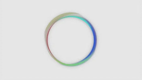 Colorful magic aperture loop animation,alpha channel Stock Footage 235940161