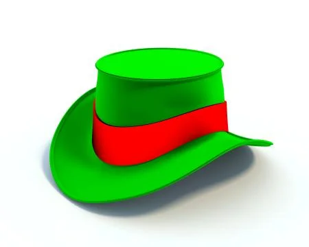 Colorful magic hat Stock Illustration