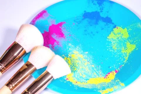 Colorful make-up Stock Photos