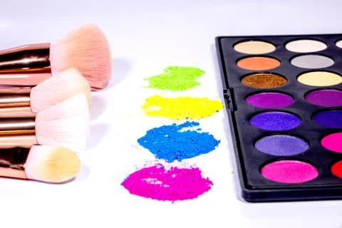 Colorful make-up Stock Photos