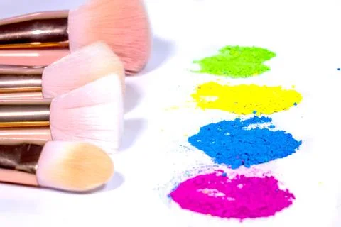 Colorful make-up Stock Photos