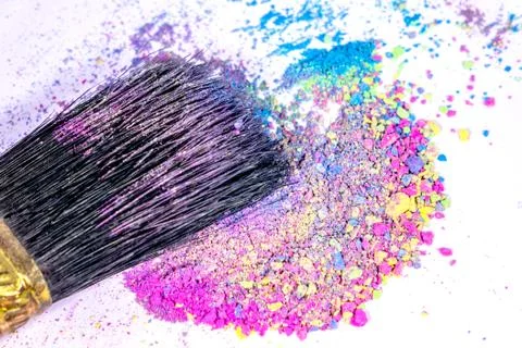Colorful make-up Stock Photos