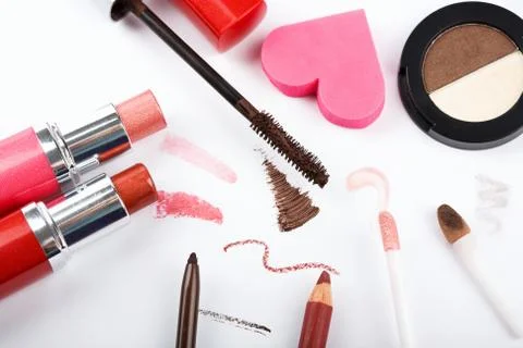 Colorful makeup collection Stock Photos