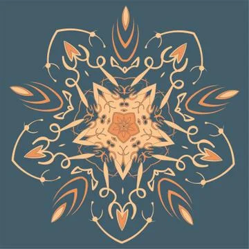 Colorful Mandala. Ethnic tribal ornaments Stock Illustration